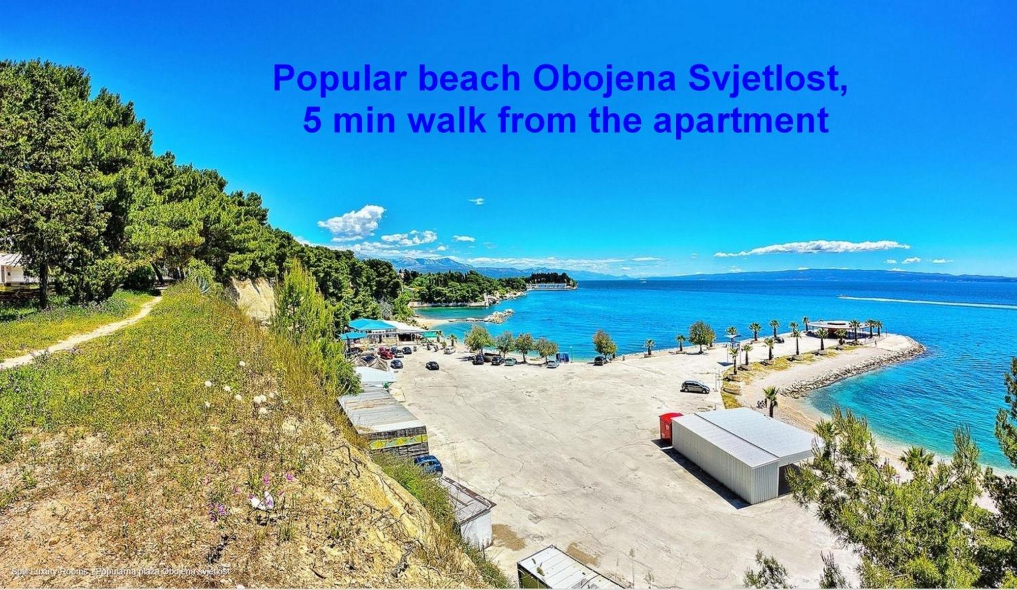 Beachfront Apartment Milan, With Balcony سبليت المظهر الخارجي الصورة